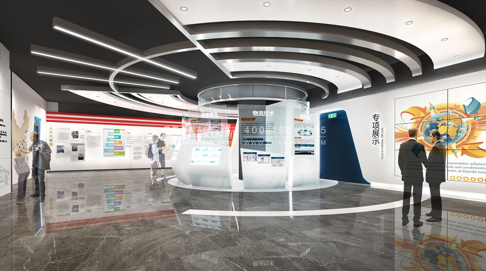 風神物流廣州總部企業(yè)展廳設計